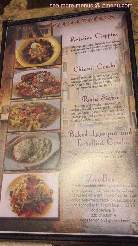 230 reviews #1 of 19 Restaurants in Yreka $$ - $$$ <strong>Italian</strong> Vegetarian Friendly Vegan Options. . Strings italian cafe lodi menu